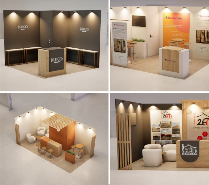 Personnalisation de stand d'exposition salon de l'industrie à Paris (75), Île-de-France 