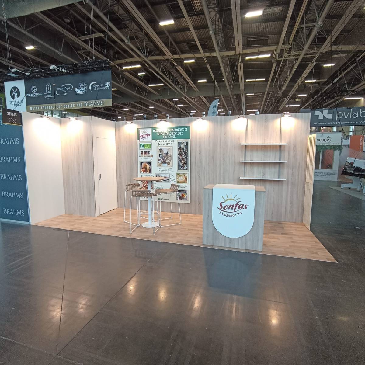 Aménagement de stand pour salon professionnel avec ou sans mobiliers à Lyon (69), Auvergne-Rhône-Alpes