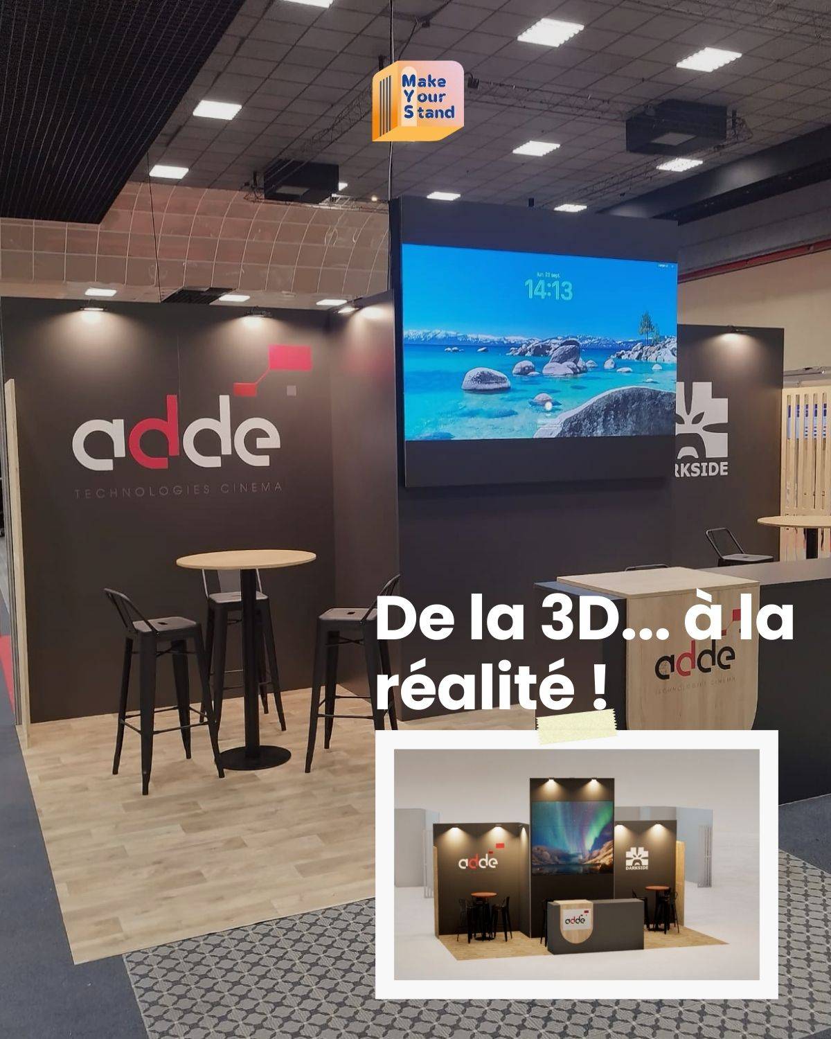 Personnalisation de stand d'exposition salon de l'industrie à Paris (75), Île-de-France 