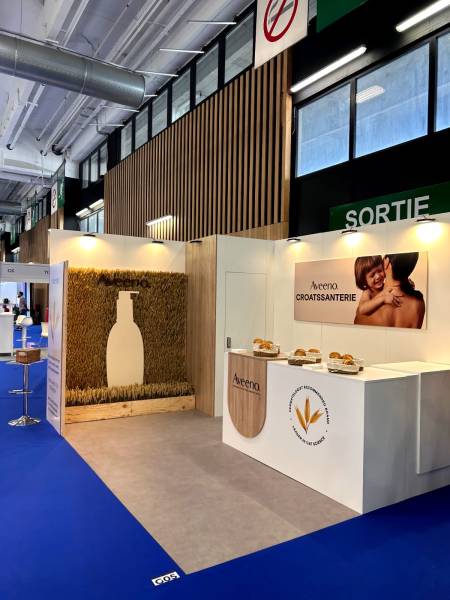 Standiste à Paris : Make Your Stand conçoit le stand AVEENO pour le salon EADV