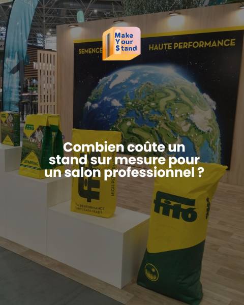Standiste à Paris : combien coûte un stand sur mesure pour un salon professionnel ?