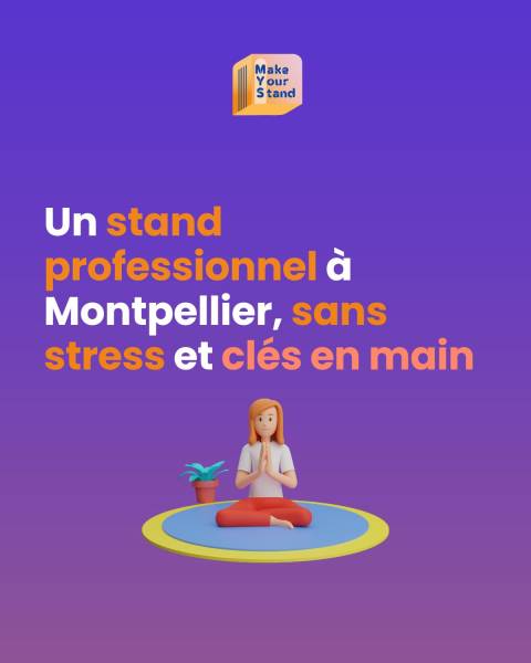 Stand de salon clef en main à Montpellier sans stress